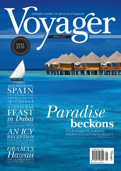 cover voyager travel magazine australia sakis papadopoulos baros