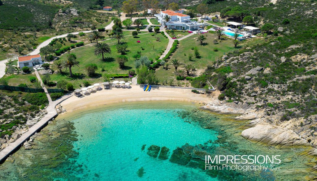 White House Luxury Estate aerial photography
Greece Diaporos Private Island