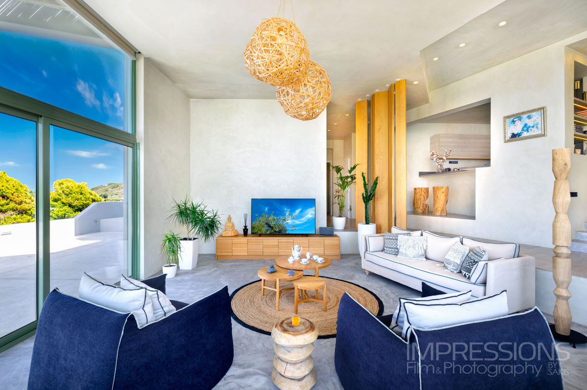 heraklion luxury villa photography interior design photographer