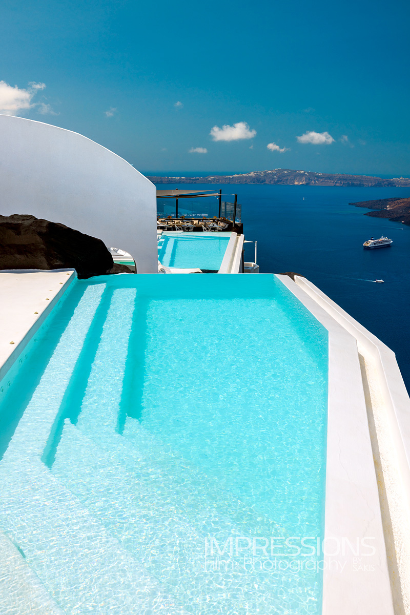 luxury hotel photographer Dana Villas & Infinity Suites santorini