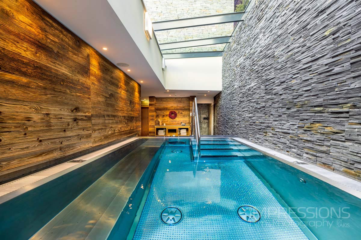 luxury spa photography Switzerland hotel wellness the capra