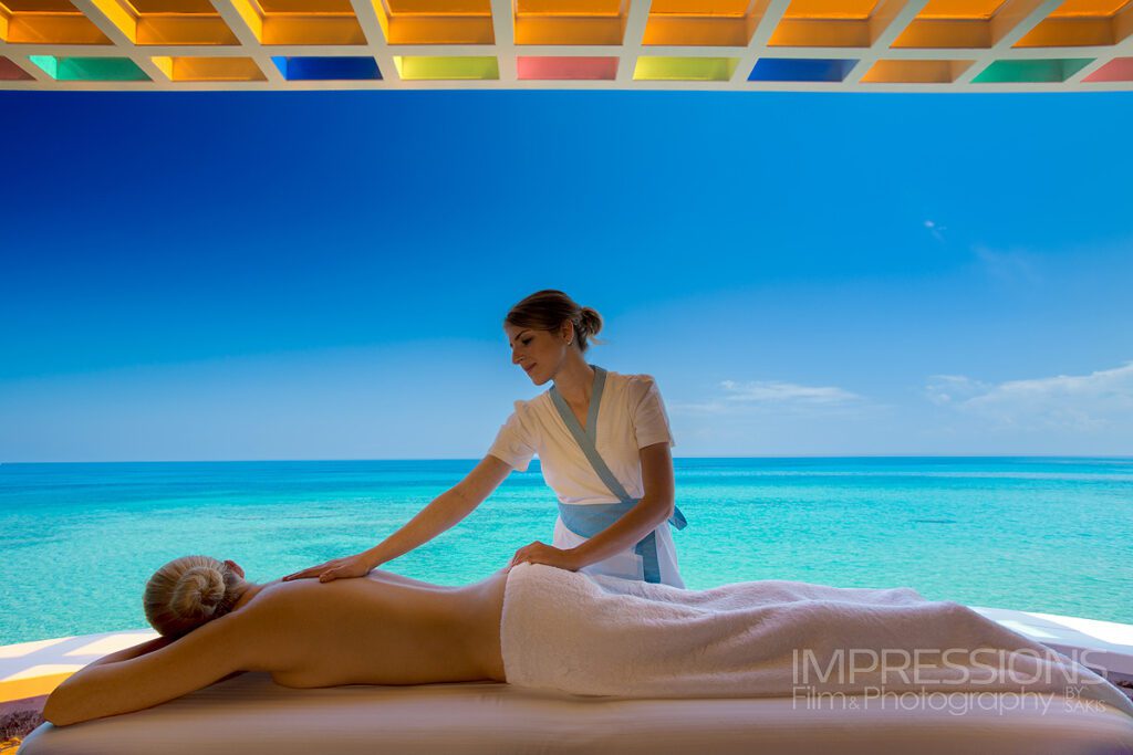 hero shot luxury spa Porto Zante Villas Spa Greece Luxury Hotel Photography