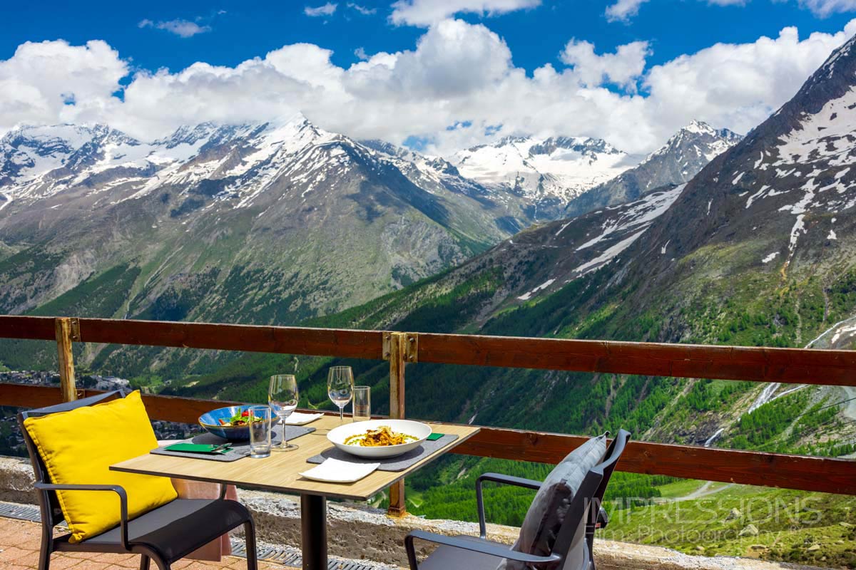 Case Study The Capra spielboden restaurant saas fee Switzerland