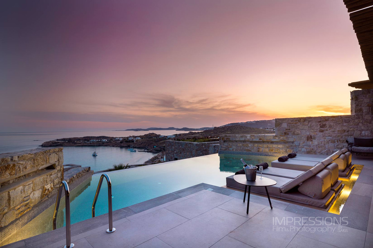 Mykonos Hotel Photography Tropicana