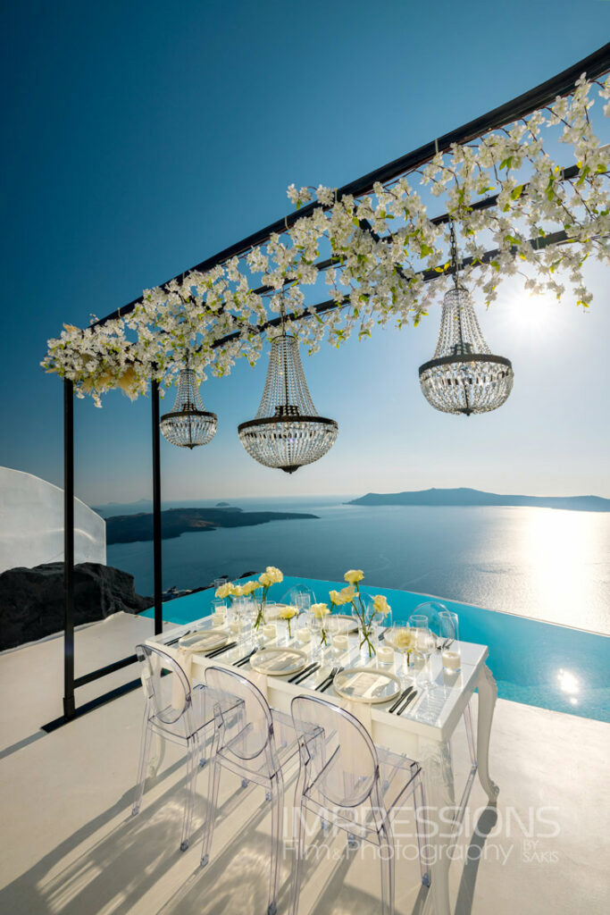 Φωτογράφιση Ξενοδοχείου Dana Villas & Infinity Suites Σαντορίνη wedding concept